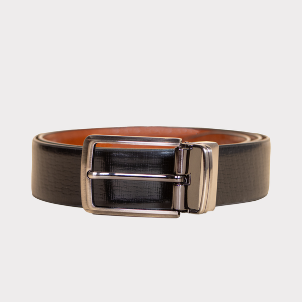 RUSSELL-Formal Leather Men's Belt- Reversible
