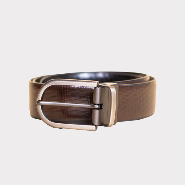 ANDY-Formal leather Men's belt- Reversible