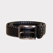 Clint Italian Leather Stitch Detail Men's Belt