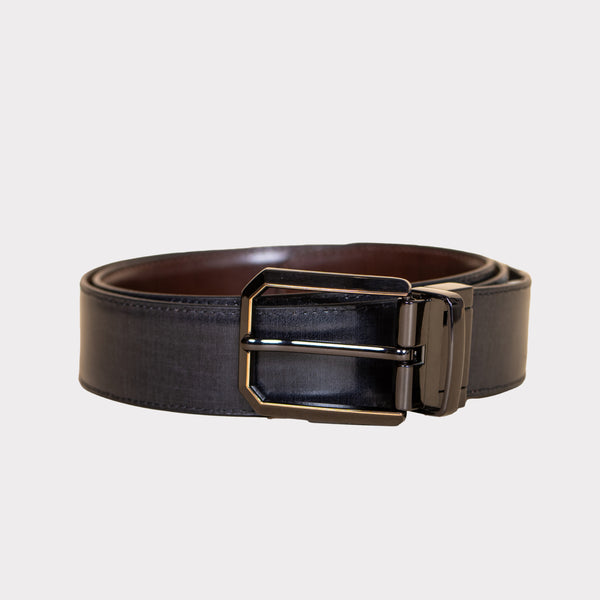 BRADLEY-Formal Textured Leather Men's Belt
