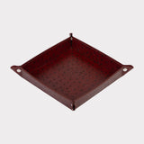 Burgundu Ostrich leather